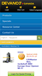 Mobile Screenshot of devancocanada.com